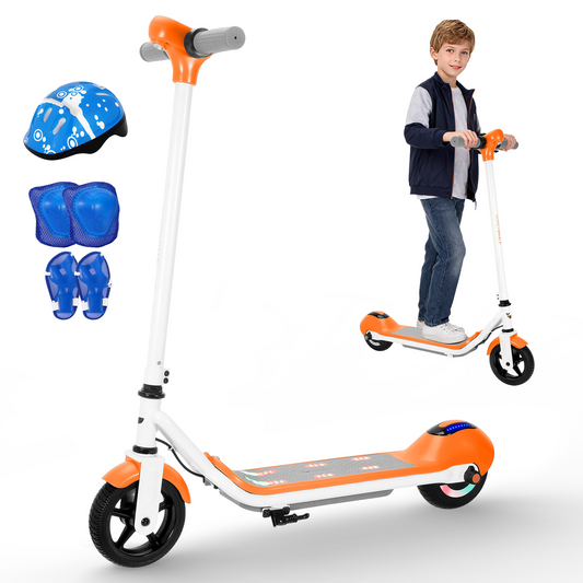 SCOOTER HONEY_WHALE E2 100-138W VEL_MAX_15KM/H SOPORTE_65KG HIERRO NARANJA