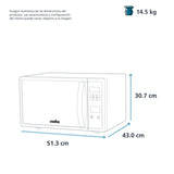 Microondas Mabe HMM111SEJ 1.1 pies Espejo Digital con Función ECO - Ekar de Gas