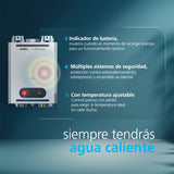 Calentador Instantáneo Mabe 6 L/min Gas LP 1 Servicio Silver CIM063SLP1 - Ekar de Gas