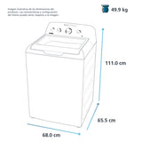 Lavadora Mabe 18 kg Automática Aqua Saver Green Blanca LMA78112CBAB0 - Ekar de Gas