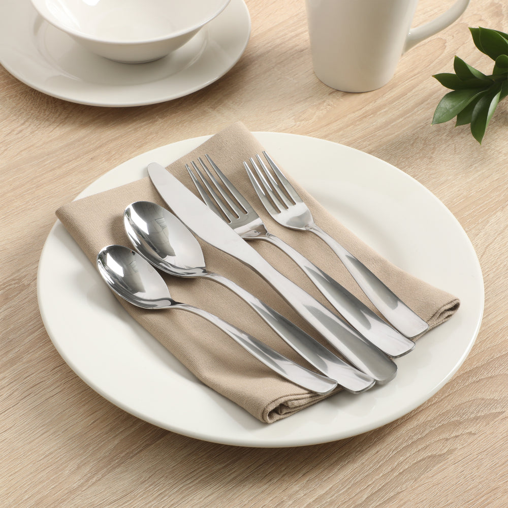 Set de Cubiertos de Acero Inoxidable Gibson Home 20 Piezas 141525.20 - Ekar de Gas