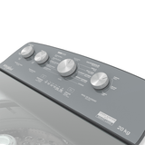 Lavadora Whirlpool Automática 20kg 8MWTW2024WJM Blanca con Tapa de Cristal Xpert System - Ekar de Gas