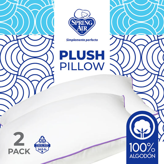 Almohada spring air plush 2pack