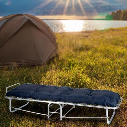 Catre Plegable Jaco Tubular 70 cm con Colchoneta Azul 525 - Ekar de Gas