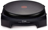 Crepera T-fal py301072 cocina electrica 30cm negro 900w - Ekar de Gas