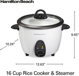 ARROCERA HAMILTONBEACH 37516G 16TAZAS 120W BLANCO - Ekar de Gas