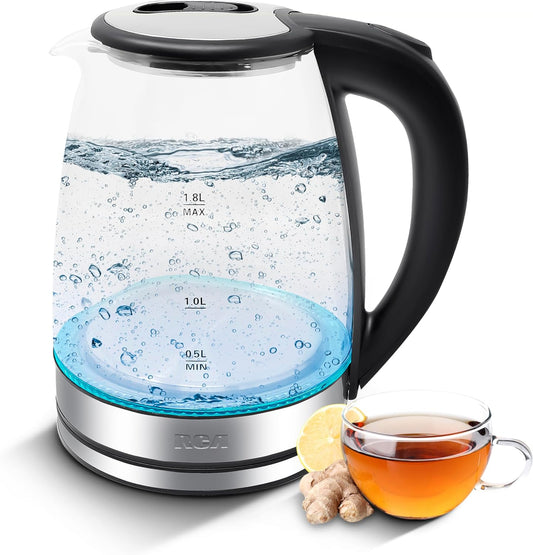 Tetera electrica rca rc-328 1000w 1.8lts cristal