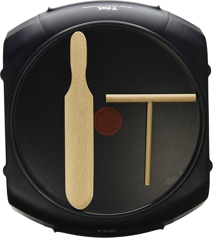 Crepera T-fal py301072 cocina electrica 30cm negro 900w - Ekar de Gas