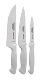 Cuchillo Tramontina 24499811 premium 4/6/7pulg blanco inox 3pzas - Ekar de Gas