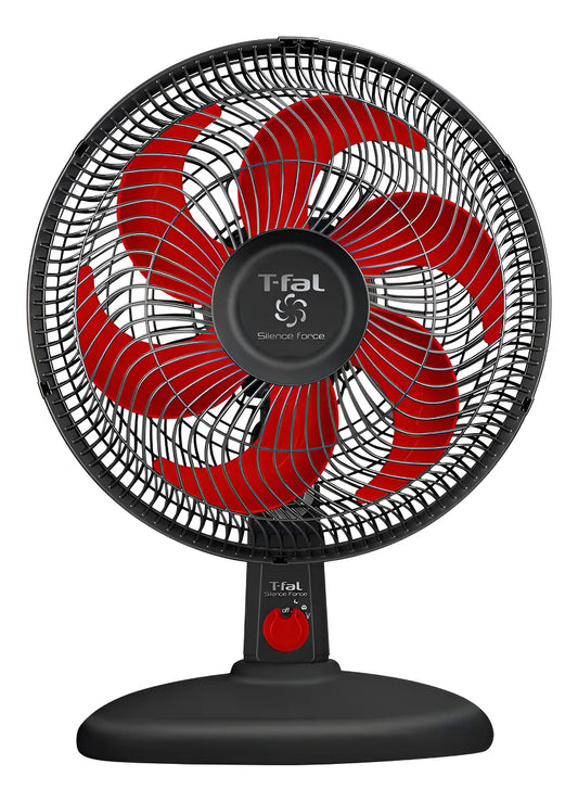 VENTILADOR T-FAL VE32A3X0 14"PULG MESA 2 EN 1 ROJO