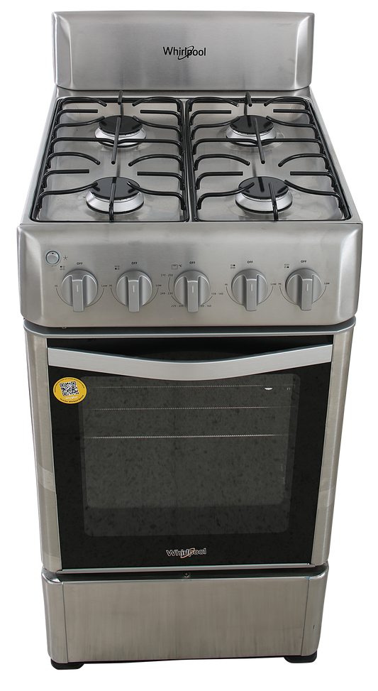 ESTUFA WHIRLPOOL WWR3000S PISO 20PULGADAS GRIS ACERO INOXIDABLE