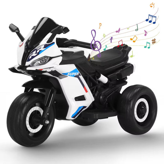 MOTO HONEY_WHALE BDQ-6688 12-18W VEL_MAX_4KM/H SOPORTE_30KG METAL BLANCO