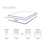 COLCHON THERAPEDIC LONE STAR INTERMEDIO