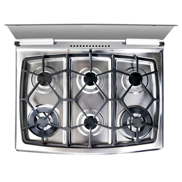 Estufa Koblenz 30 Pulgadas Piso Madrid Air Fryer 6 Quemadores Inox EK-8131MD-IIRIE - Ekar de Gas
