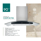 Campana de Pared Rivel CAMP-XCT90 90cm Acero Inoxidable - Ekar de Gas