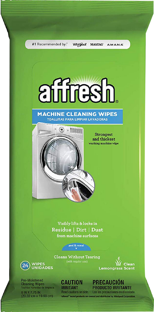 Toallitas Affresh w10355053 limpiadoras lavadora 24 piezas