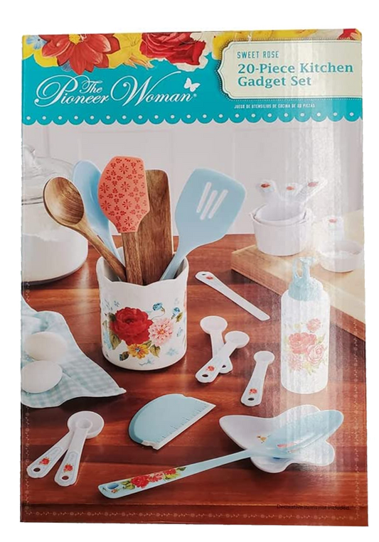 Tabla pioneer woman 124737.20 juego reposteria 20piezas