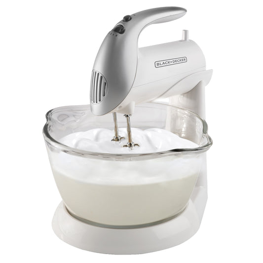 Batidora Black&decker mx900 pedestal 5vel blanco doble tazon