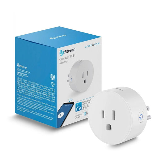Contacto steren shome-100 encendido inalambrico wifi