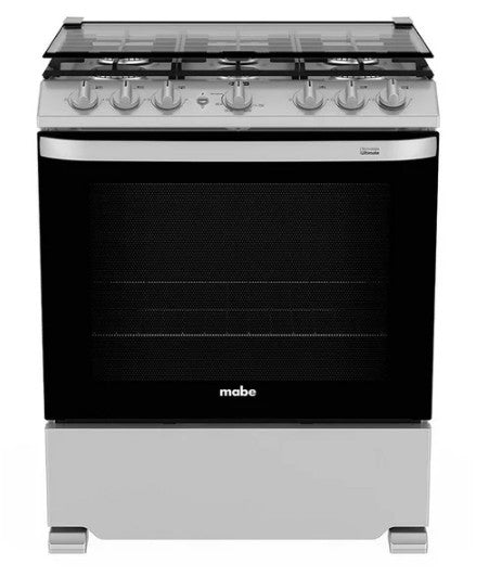 ESTUFA MABE EM7602JS0 PISO 30PULGADAS GRIS NOX PARRILLAS HIERRO CAPELO ENCENDIDO ELECTRONIC