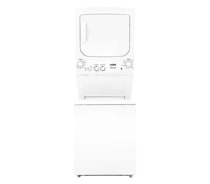 Centro de Lavado Ultra Capacity a Gas 24 kg con Inteligencia Artificial Blanco Mabe - MCL2440PSBB0 - Ekar de Gas