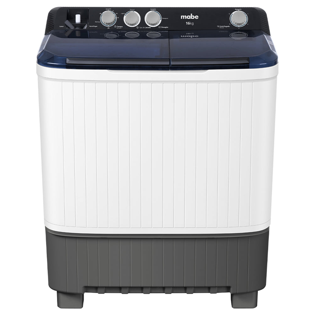 LAVADORA DOBLE TINA MABE 16KG LMDX6124HBAB0 SEMI AUT - Ekar de Gas