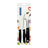 Cuchillo con pelador Tramontina 23498053 Plenus 3 pzas - Ekar de Gas