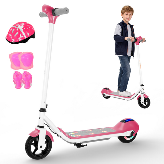 SCOOTER HONEY_WHALE E2 100-138W VEL_MAX_15KM/H SOPORTE_65KG HIERRO ROSA