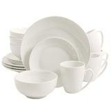 VAJILLA GIBSON_HOME 105965.16 16PIEZAS CERAMICA BLANCO - Ekar de Gas