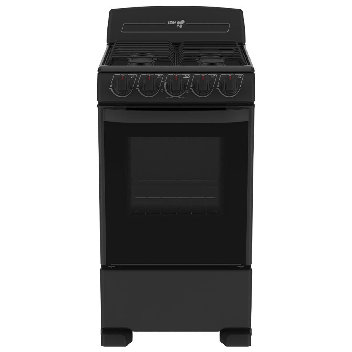 ESTUFA IEM EI5020BAPN PISO 20PULGADAS NEGRO