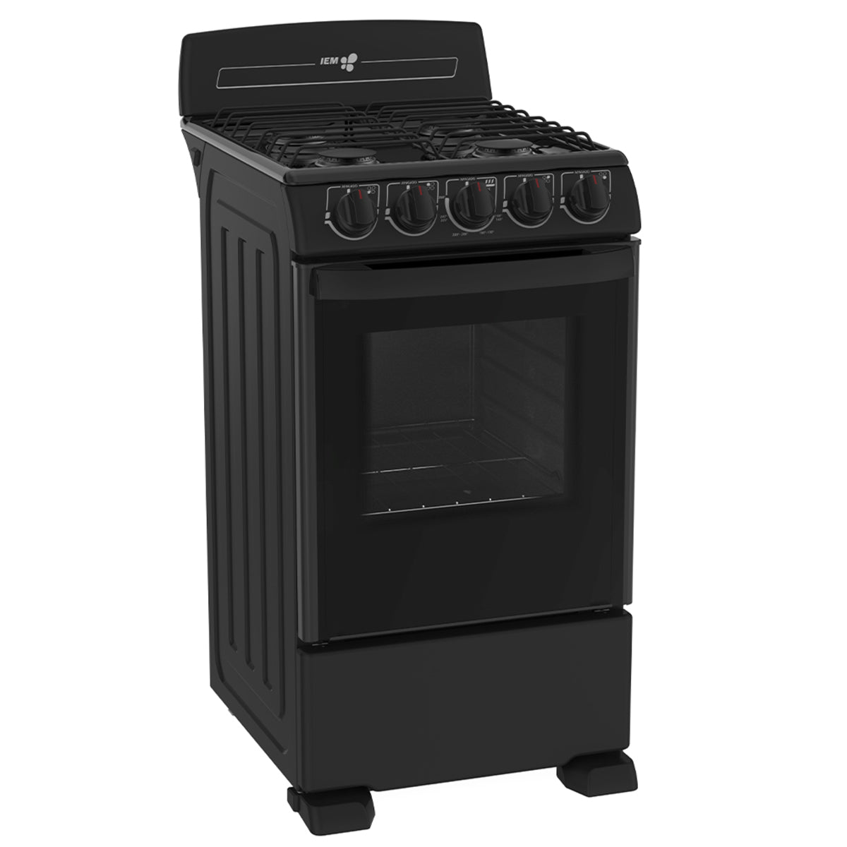 ESTUFA IEM EI5020BAPN PISO 20PULGADAS NEGRO