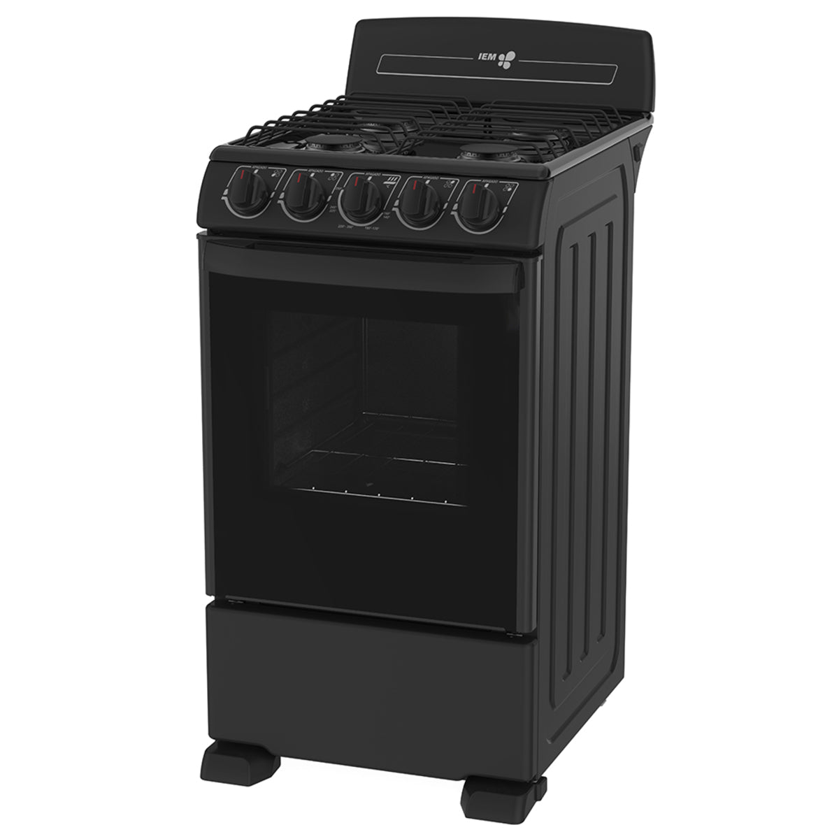 ESTUFA IEM EI5020BAPN PISO 20PULGADAS NEGRO