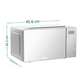 Microondas Mabe HMM07SBW 0.7 pies Gris Espejo Digital 10 Niveles - Ekar de Gas
