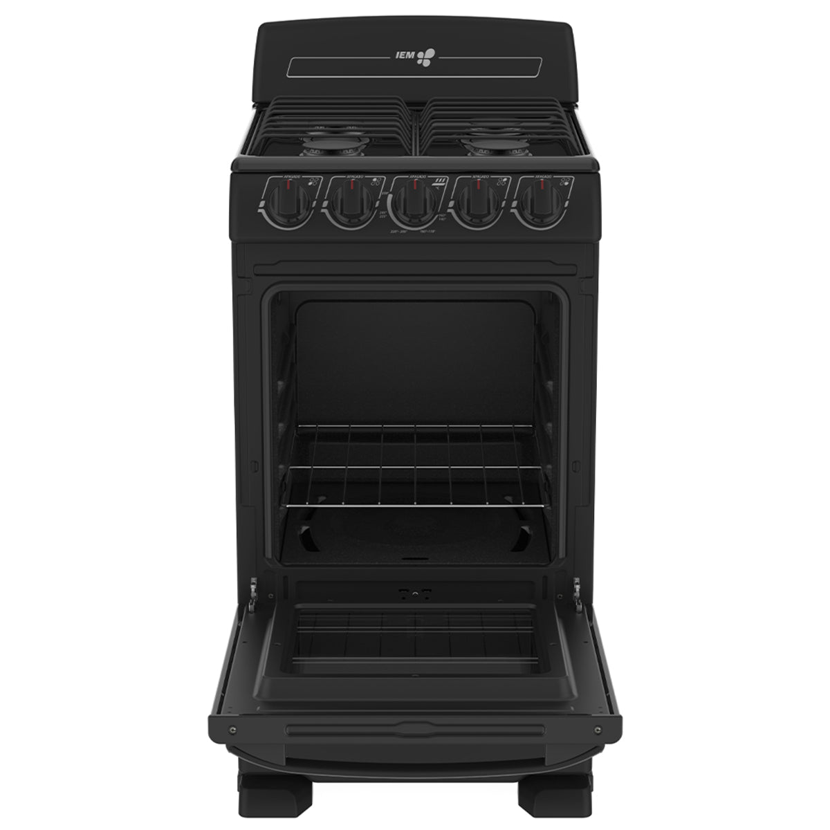 ESTUFA IEM EI5020BAPN PISO 20PULGADAS NEGRO
