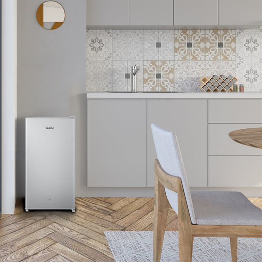 Refrigerador Mabe 4 Pies Frigobar 93L Inox RMF0411PYMX1 - Ekar de Gas