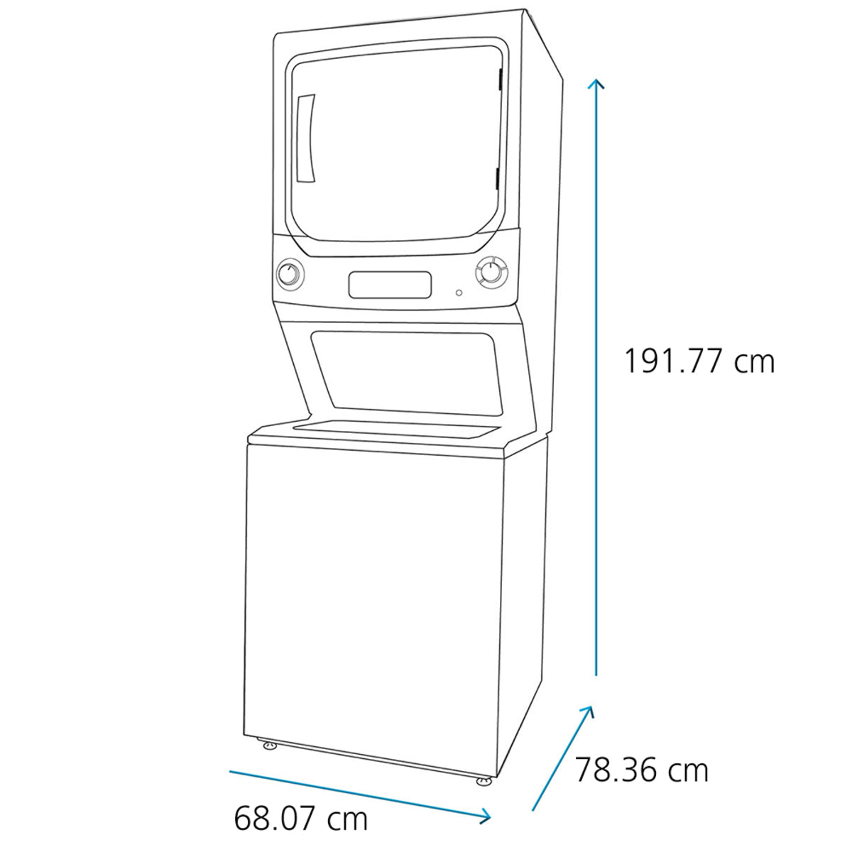 Centro de Lavado Eléctrico Mabe 24 kg Blanco MCL2440ESBB0 - Ekar de Gas