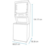 Centro de Lavado Eléctrico Mabe 24 kg Blanco MCL2440ESBB0 - Ekar de Gas