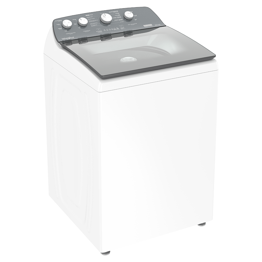 Lavadora Whirlpool Automática 20kg 8MWTW2024WJM Blanca con Tapa de Cristal Xpert System - Ekar de Gas