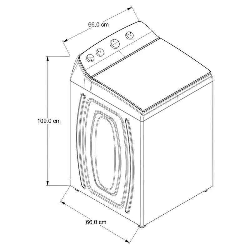Lavadora Whirlpool Automática 20kg 8MWTW2024WJM Blanca con Tapa de Cristal Xpert System - Ekar de Gas