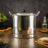 Vaporera vasconia 4020199 34cm 30lt tapa ciega aluminio