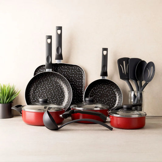 Bateria ekco/vasconia 902015/68615/70010201 14piezas 1.5/1.7mm rojo