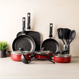 Bateria ekco/vasconia 902015/68615/70010201 14piezas 1.5/1.7mm rojo