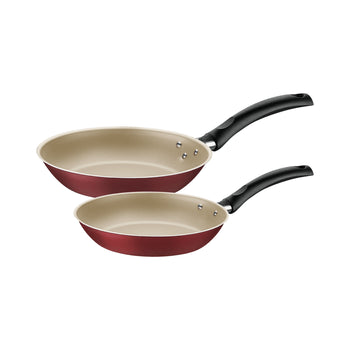 Sarten tramontina 20198/931 roch 2pzas 20/24cm 1.8mm rosa