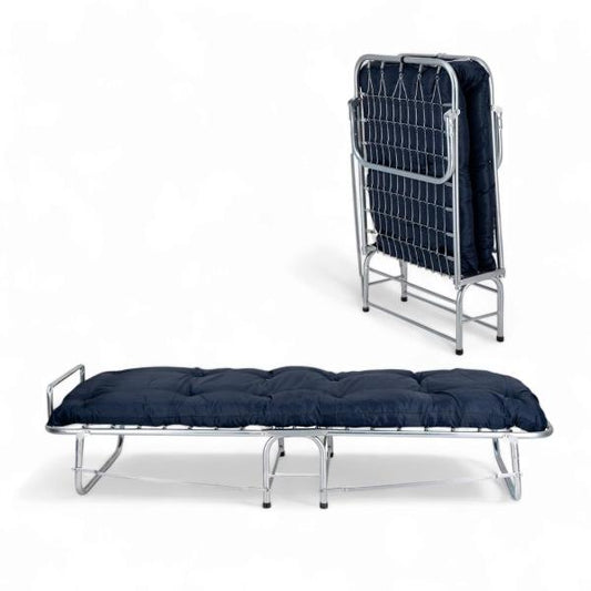 Catre Plegable Jaco Tubular 70 cm con Colchoneta Azul 525 - Ekar de Gas