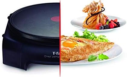 Crepera T-fal py301072 cocina electrica 30cm negro 900w - Ekar de Gas