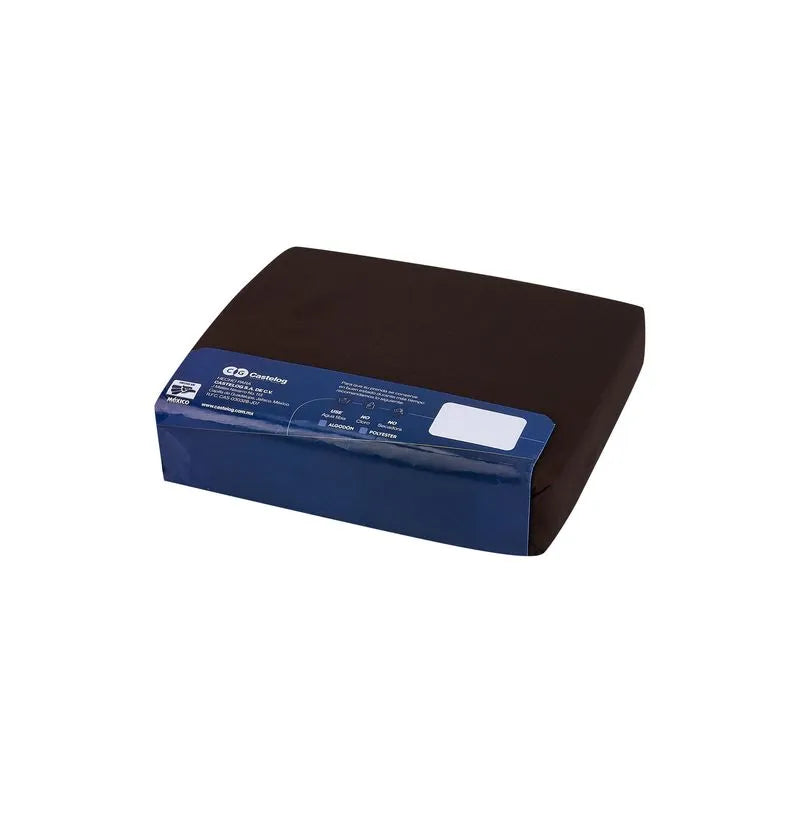 Sábanas Castelog Matrimonial Tacto Seda 4 Piezas Poliéster Marino SB-001404 - Ekar de Gas