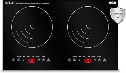 PARRILLA RCA RC-12A4 INDUCCIóN 2QUEMADORES 2000W 8NIVELES 5FUNCIONES - Ekar de Gas