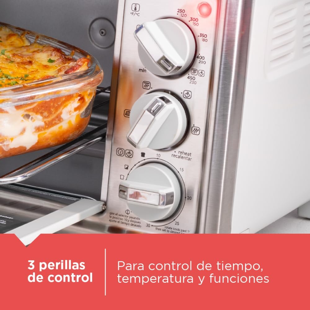 HORNO ELECTRICO BLACK&DECKER TO4130-1SDLA CONVECCION 4REB