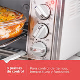 HORNO ELECTRICO BLACK&DECKER TO4130-1SDLA CONVECCION 4REB