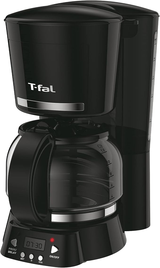 Cafetera T-Fal Programable 12 Tazas con Filtro Permanente CM513850 - Ekar de Gas
